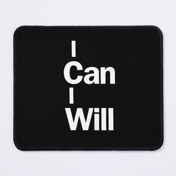 Item preview, I can, I will (Cheerful Quote) designed and sold by PS-ARTSHOP.