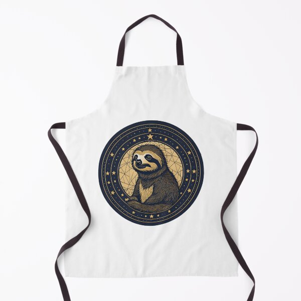 Item preview, Geometric Sloth Hanging from the Stars #2 designed and sold by Qlutique.