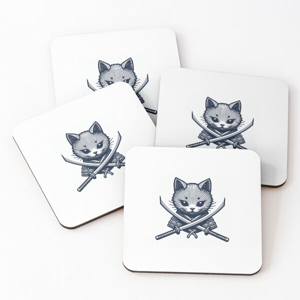 Item preview, samurai cat designed and sold by K3V1N-06.