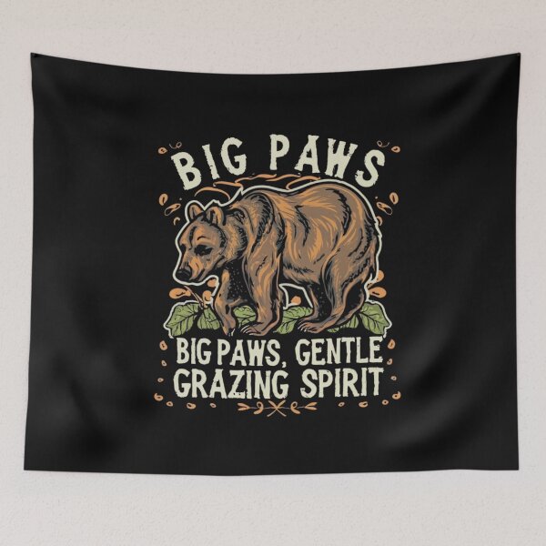 Item preview, Big Paws, Gentle Grazing Spirit designed and sold by mhams  ⭐️⭐️⭐️⭐️⭐️.