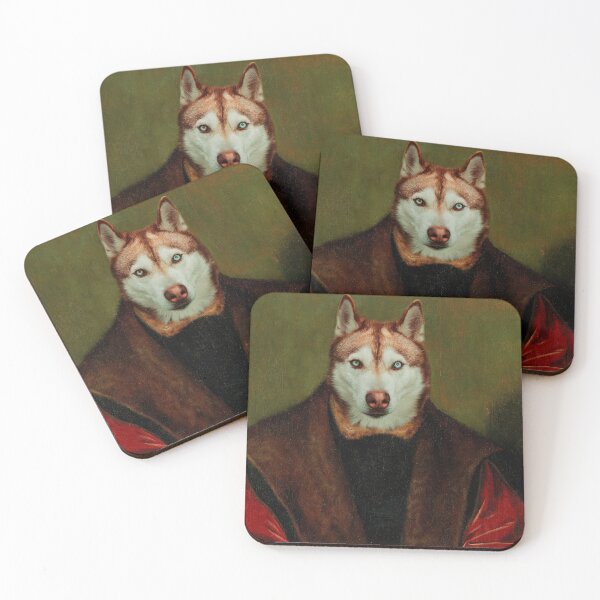 Item preview, Siberian Husky Renaissance Portrait_Dog designed and sold by TeraiNB.
