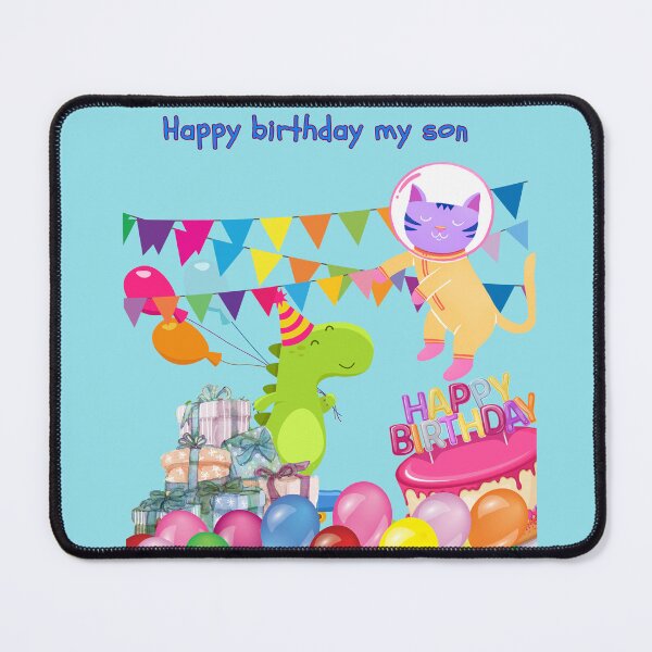 Item preview, Happy birthday my son Birthday party for children under 10 years old. designed and sold by attakorn.