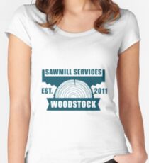 Sawmill 006 Women's Fitted Scoop T-Shirt