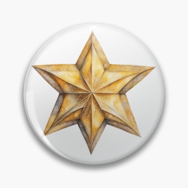 Item preview, Golden Star Logo, Watercolor style designed and sold by Planet Designs.