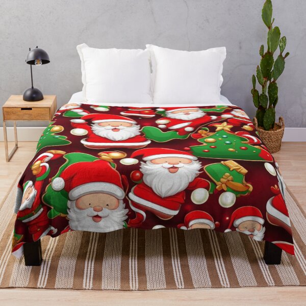 Item preview, Santa and Christmas Trees designed and sold by purplesensation.