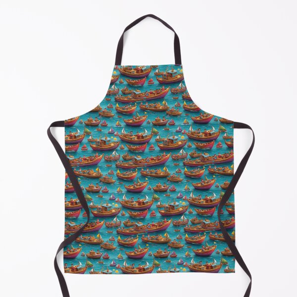 Item preview, FUN CARTOON BOAT PATTERN designed and sold by NAG5089A.