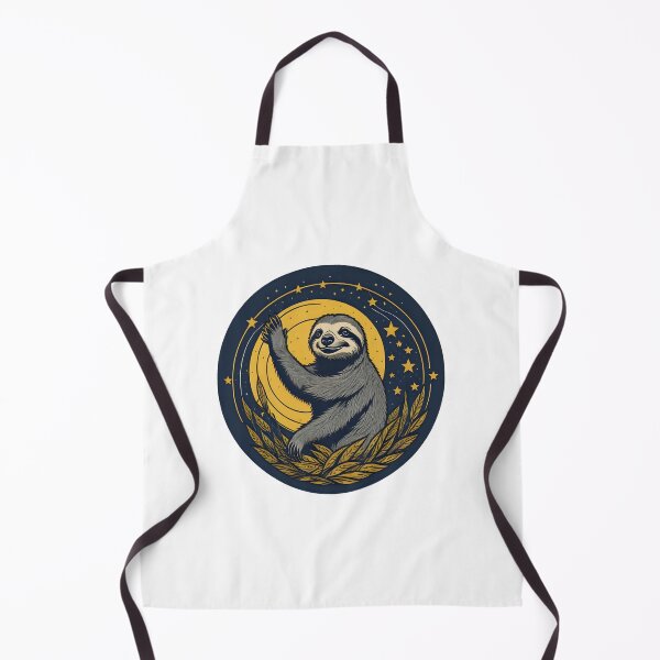 Item preview, Pop Art Geometric Sloth Hanging from the Stars #3 designed and sold by Qlutique.