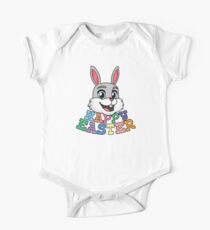 Easter Bunny, Happy Easter One Piece - Short Sleeve