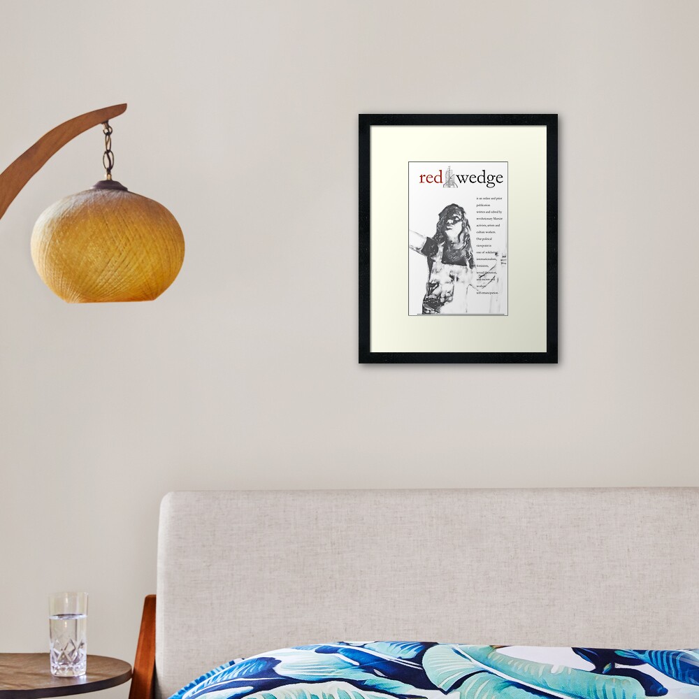 Item preview, Framed Art Print designed and sold by Red-Wedge.