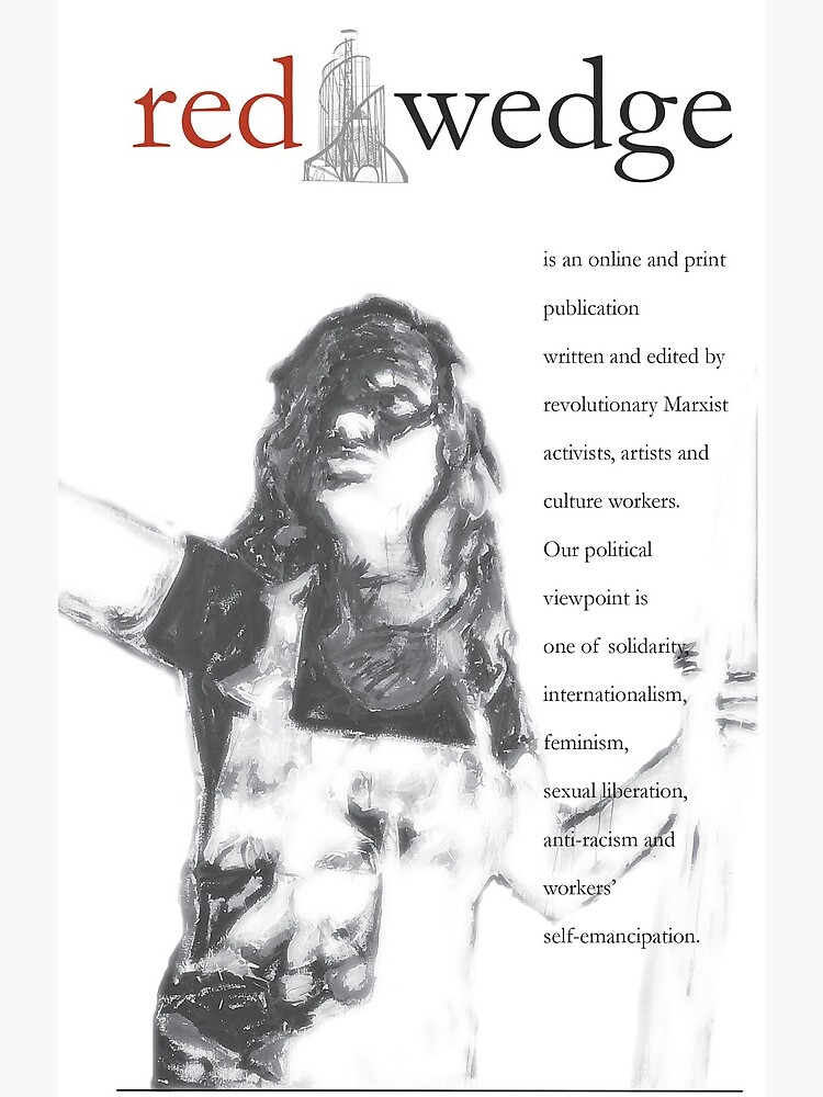 Thumbnail 3 of 3, Canvas Print, Red Wedge Poster designed and sold by Red-Wedge.