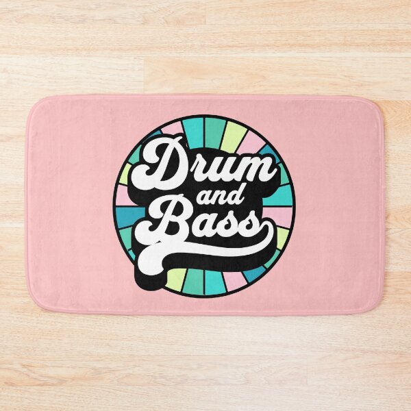 Item preview, DRUM AND BASS  - Color Wheel (teal/pink/lime) designed and sold by Discothreadz.