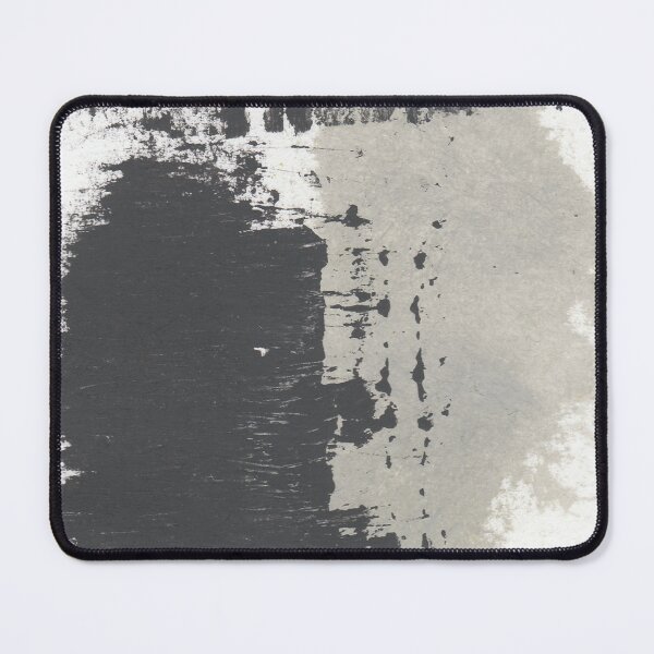 Item preview, "Here With Uncertainty" - Black and Grey Textured Brushstroke designed and sold by pngrktes-art.