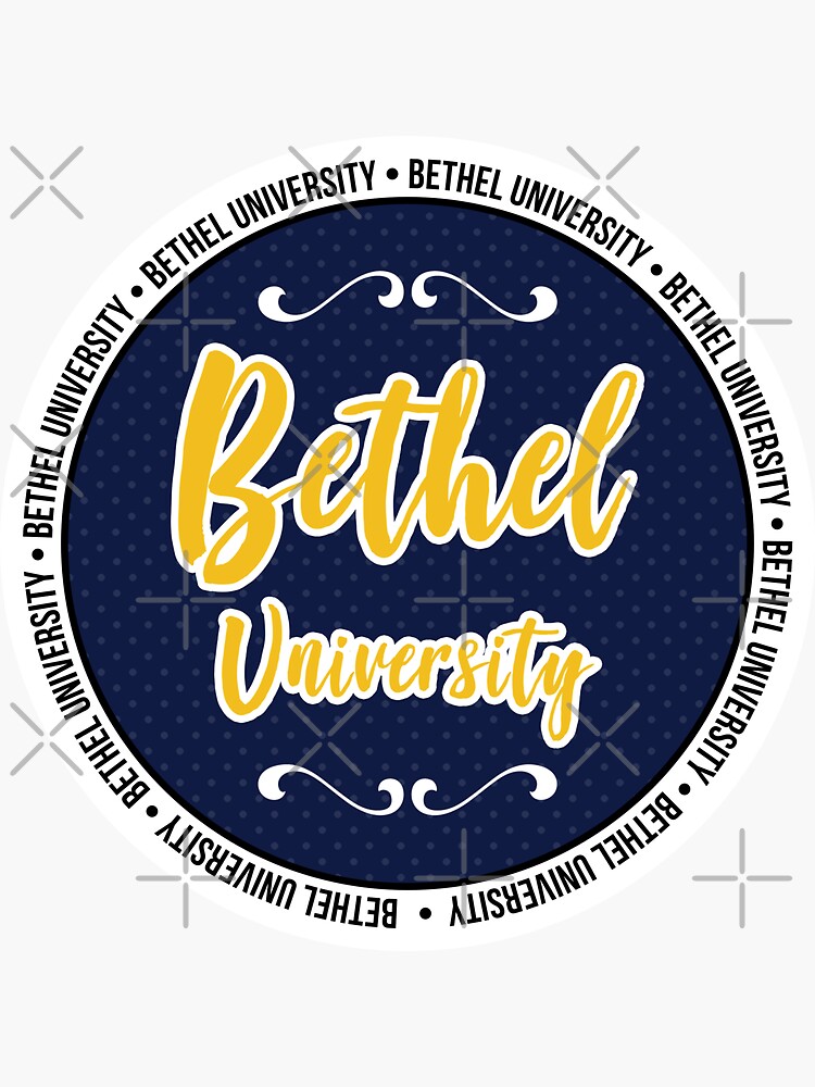 Bethel University Sticker By Mynameisliana Redbubble