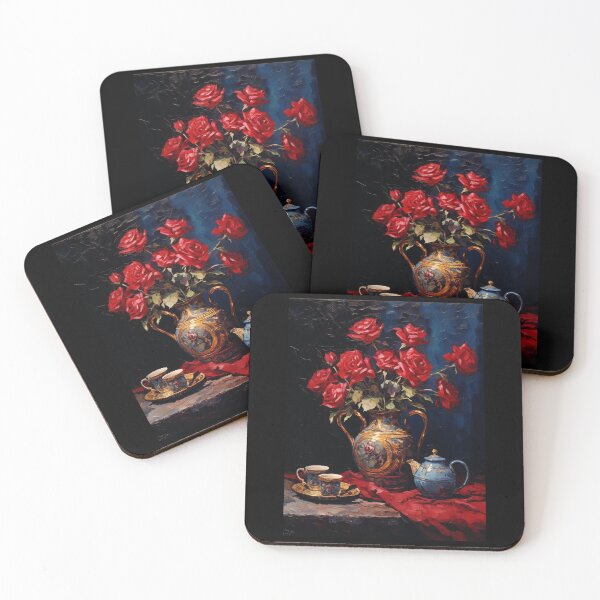 Item preview, Still Life With Roses Vase designed and sold by ErdmanBerge.
