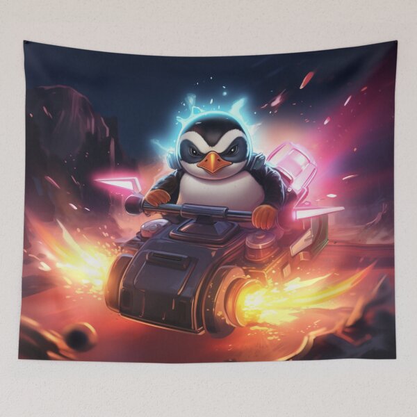 Item preview, Cute futuristic pinguin designed and sold by Cris888.