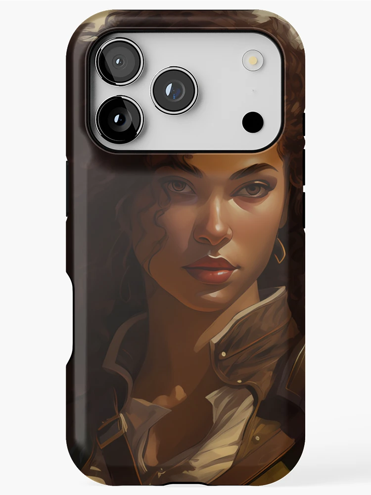 Thumbnail 1 of 4, iPhone Case, Curly Ranger - Custom Character Portrait designed and sold by RaccoolDesign.
