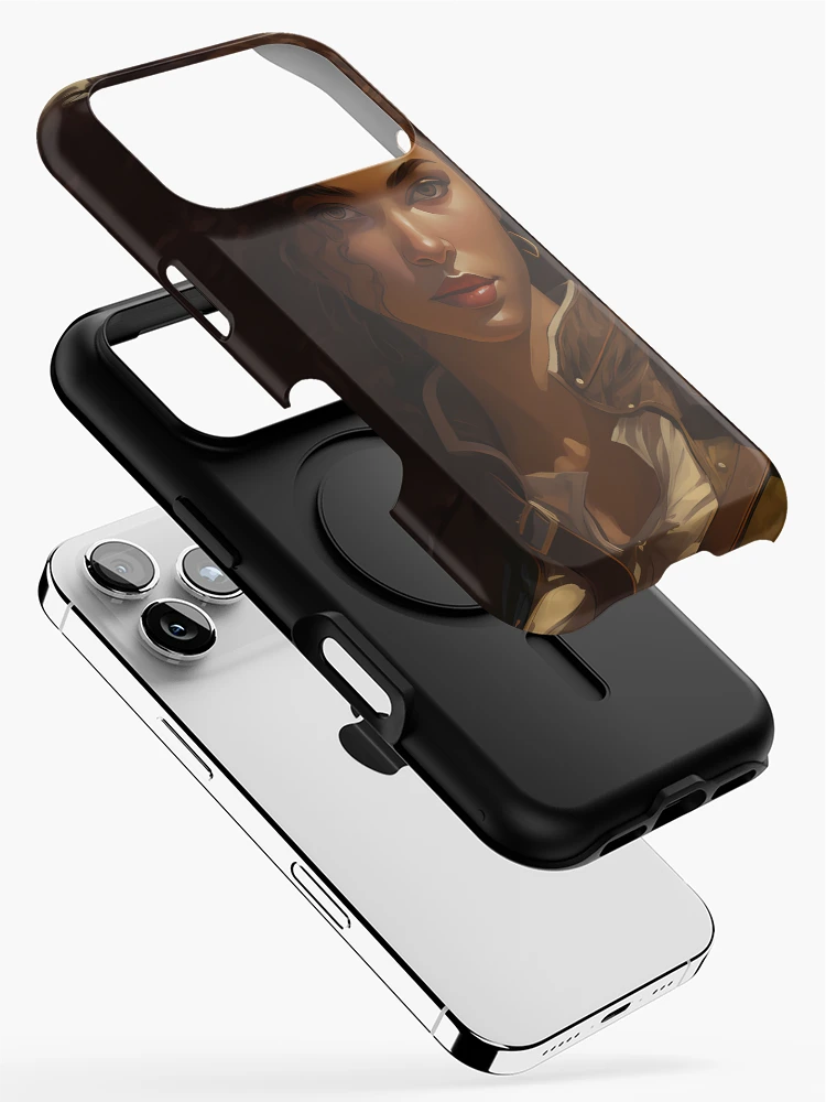 Thumbnail 2 of 4, iPhone Case, Curly Ranger - Custom Character Portrait designed and sold by RaccoolDesign.