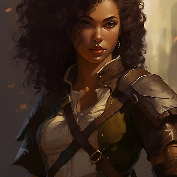 Artwork thumbnail, Curly Ranger - Custom Character Portrait by RaccoolDesign