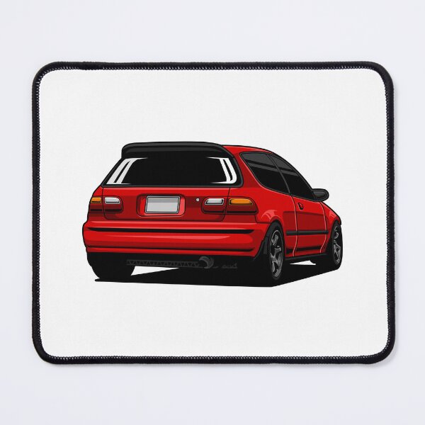Item preview, Honda Civic EG Back View designed and sold by vektoranda.