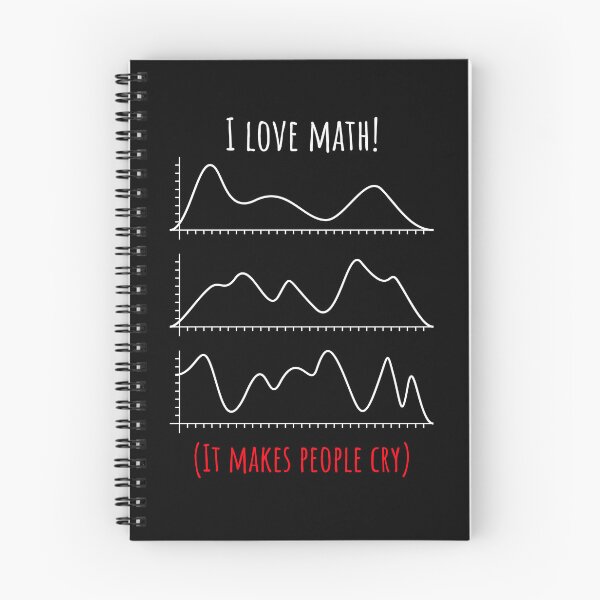 Item preview, I Love Math! (It Makes People Cry) Math Joke designed and sold by RoaringTees.
