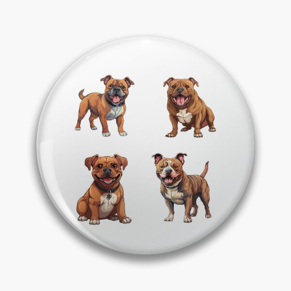 Item preview, Brown American Bully Dogs designed and sold by TheAnimalZ00.