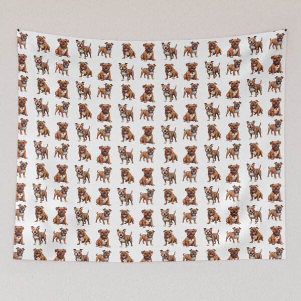 Item preview, Brown American Bully Dogs designed and sold by TheAnimalZ00.