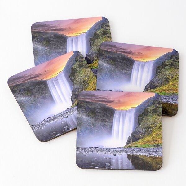 Item preview, wonderful nature landscape waterfall mountain view  designed and sold by MegzDesign.