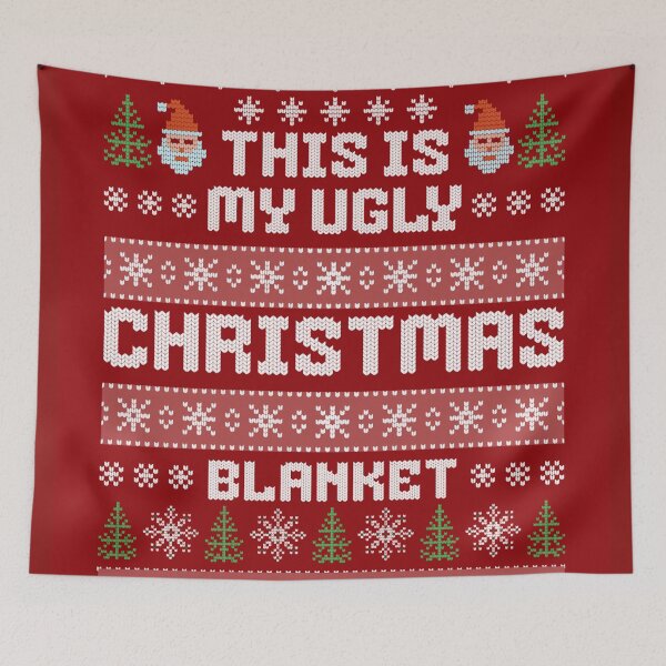 Item preview, This is my ugly Christmas blanket.  designed and sold by SaraSumi.