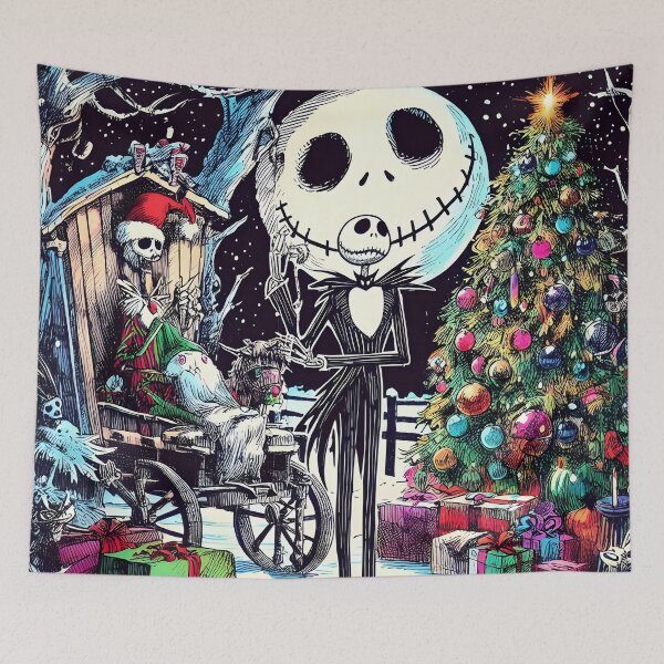 Item preview, Dive into Holiday Magic: Unique Jack Skellington Art for a Contemporary and Festive Celebration! designed and sold by InsaneLEDP.