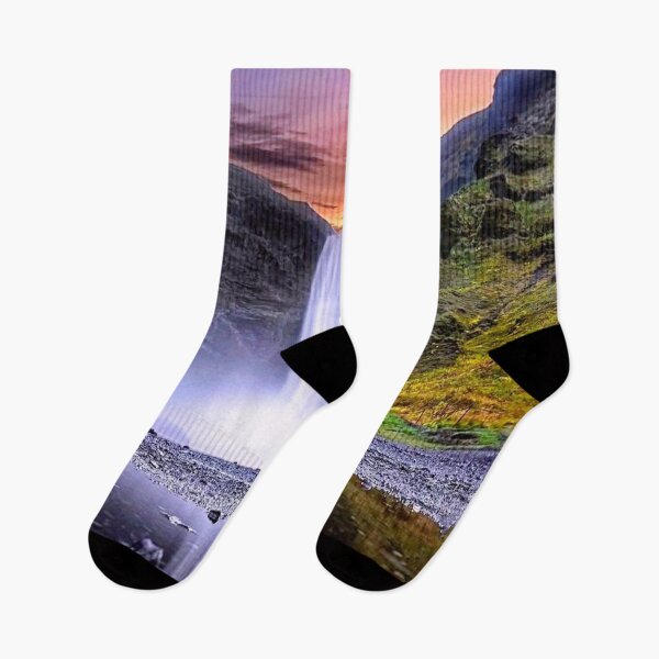 Item preview, wonderful nature landscape waterfall mountain view  designed and sold by MegzDesign.