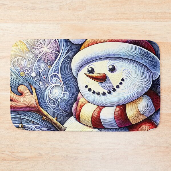 Item preview, Discover Frosty's Wonderland: Whimsical Christmas Art Featuring Frosty the Snowman for a Joyful Holiday Experience! designed and sold by InsaneLEDP.