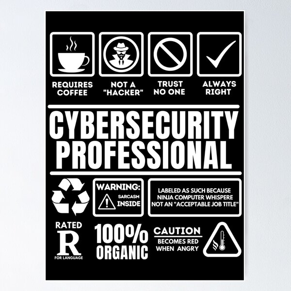 Item preview, Cyber Security Professional - Funny Cybersecurity designed and sold by Kdramasaddict.