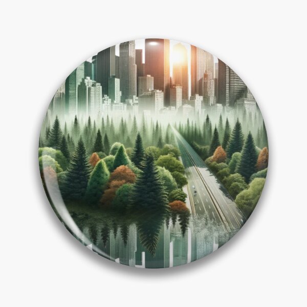 Artikelvorschau, Urban Forest Fusion: Harmonie in der Stadt entworfen und verkauft von CooTeeCo.