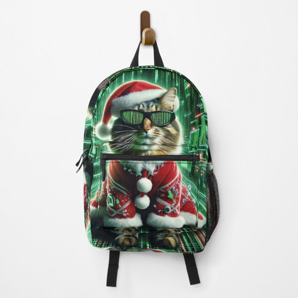 Item preview, Cyber Cat Santa designed and sold by MagicStrawberry.