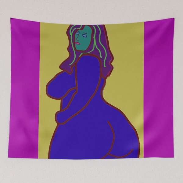 Item preview, "Elizabeth II", nude portrait of curvy model Elizabeth designed and sold by pulchritude560.