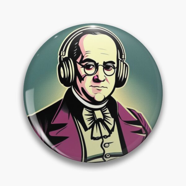 Item preview, Money Moves Ben Franklin Retro Headphones designed and sold by musicgeniusart.