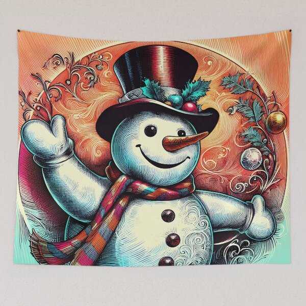 Item preview, Discover Frosty's Wonderland: Whimsical Christmas Art Featuring Frosty the Snowman for a Joyful Holiday Experience! designed and sold by InsaneLEDP.