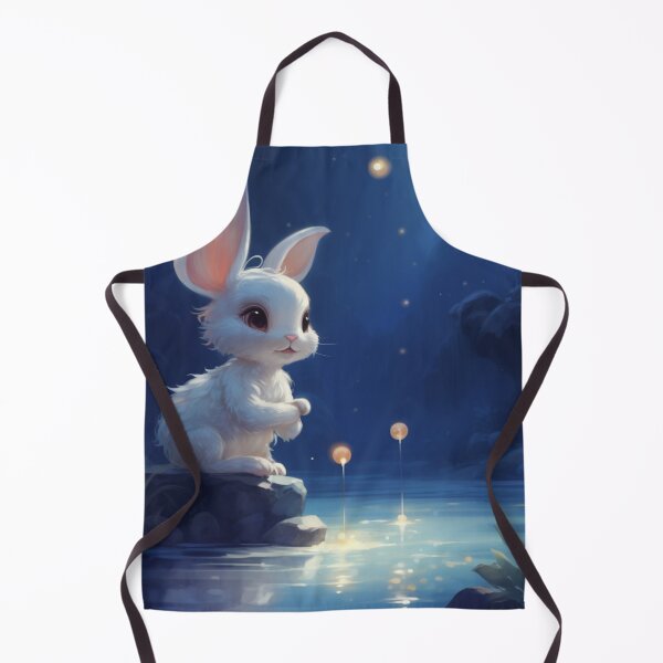 Item preview, A starlit night, Little bunny Mimi hops by the lake... designed and sold by Cris888.