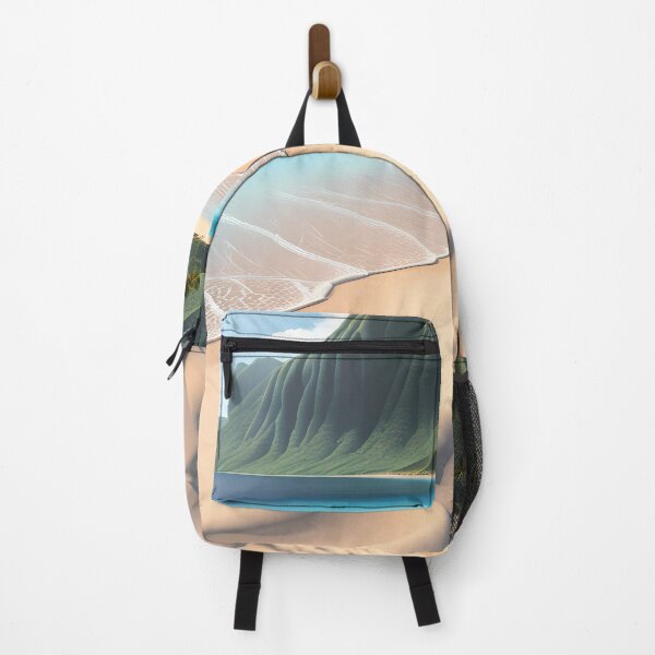 Item preview, Hawaiian Beach with Carved Mountains designed and sold by Mean-Mango-HI.
