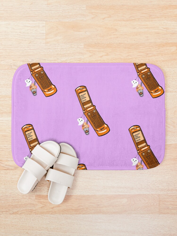 Thumbnail 1 of 6, Bath Mat, Ghosted designed and sold by CryptCreation.