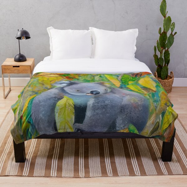 Aperçu de l'œuvre Art abstrait de l’ours koala créée et vendue par Paw's Arts.