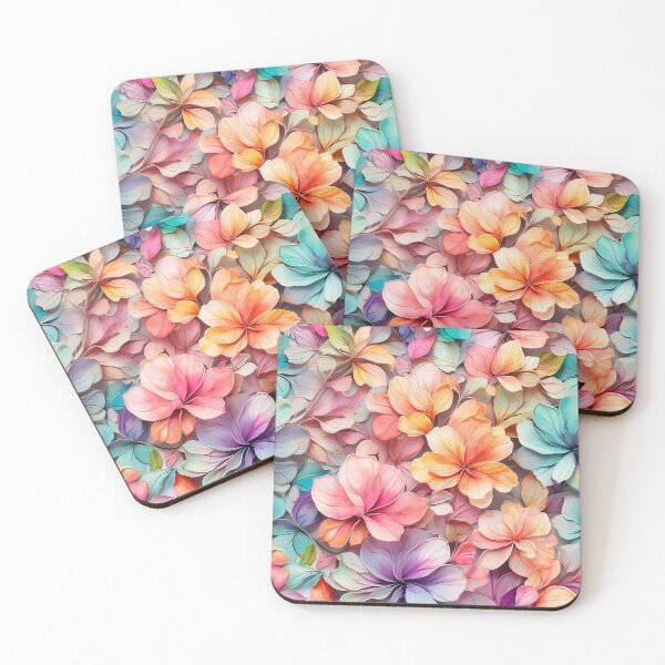 Artikelvorschau, 002 Seamless Flowers in Gradient Colors Background entworfen und verkauft von Alexis Art Collection.