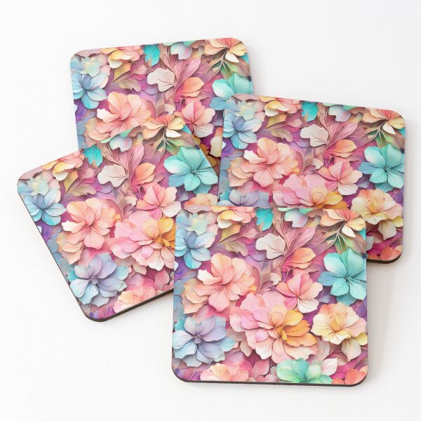Artikelvorschau, 003 Seamless Flowers in Gradient Colors Background entworfen und verkauft von Alexis Art Collection.