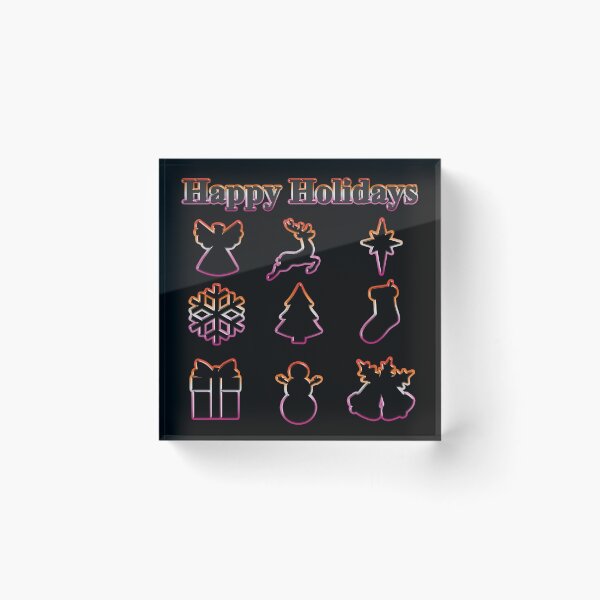 Item preview, LGBT Cookie cutters Happy Holidays Lesbian Pride 2 designed and sold by TheirChoice.