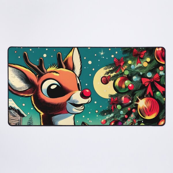 Item preview, Illuminate the Holidays: Whimsical Rudolph the Red-Nosed Reindeer Art for Festive Christmas Prints and Joyful Decor! designed and sold by InsaneLEDP.