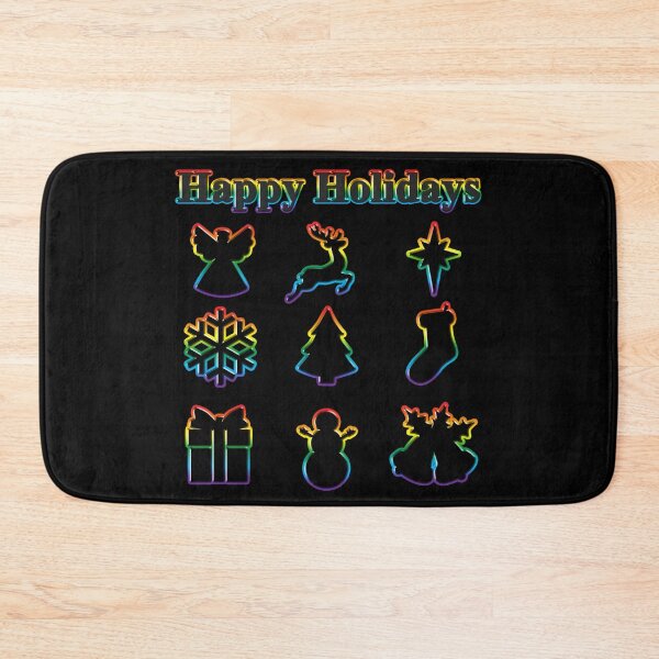 Item preview, LGBT Cookie cutters Happy Holidays Rainbow Pride 2 designed and sold by TheirChoice.