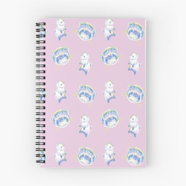 Aperçu de l'œuvre Pastel Ferret Pattern créée et vendue par Inkoperated.