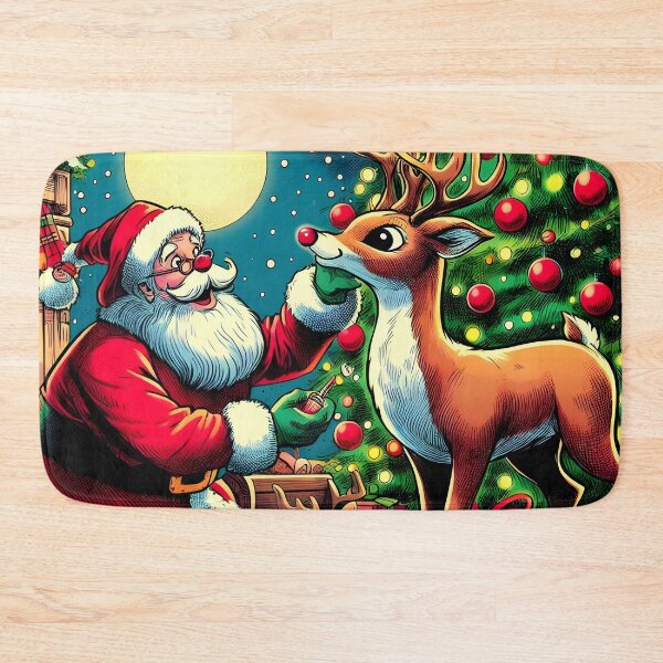 Item preview, Illuminate the Holidays: Whimsical Rudolph the Red-Nosed Reindeer Art for Festive Christmas Prints and Joyful Decor! designed and sold by InsaneLEDP.