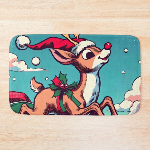 Item preview, Illuminate the Holidays: Whimsical Rudolph the Red-Nosed Reindeer Art for Festive Christmas Prints and Joyful Decor! designed and sold by InsaneLEDP.