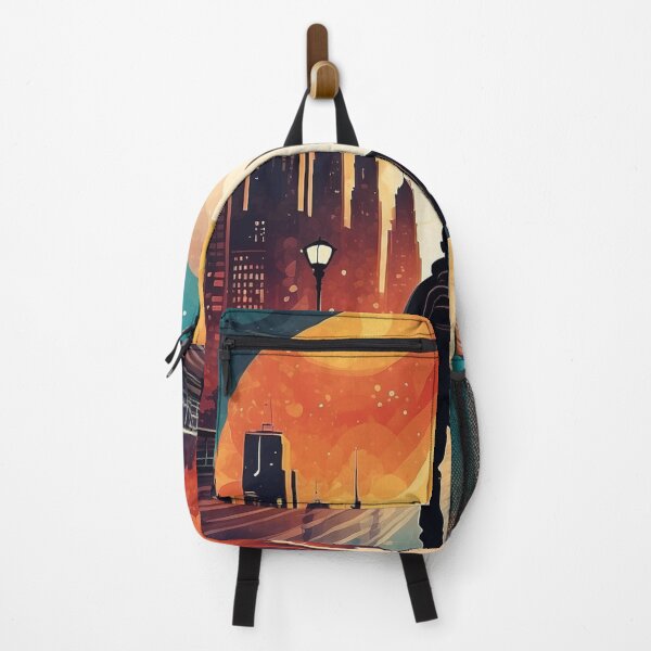 Item preview, 001 Silhouettes of Colorful City Buildings and Landmarks designed and sold by Alexis Art Collection.